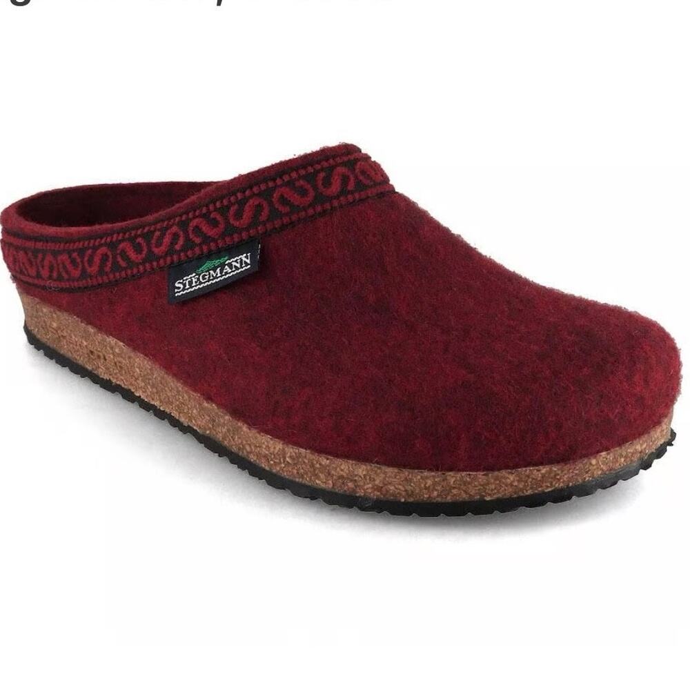 Stegmann Women's Original 108 Wool Clogs, purple sz 6